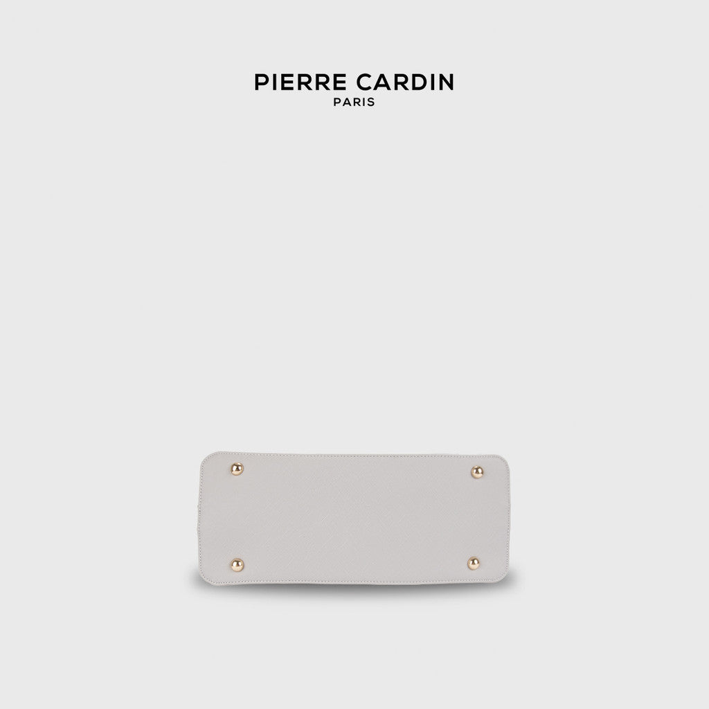 Pierre Cardin Ivory Plaid Shoulder Crossbody Bag