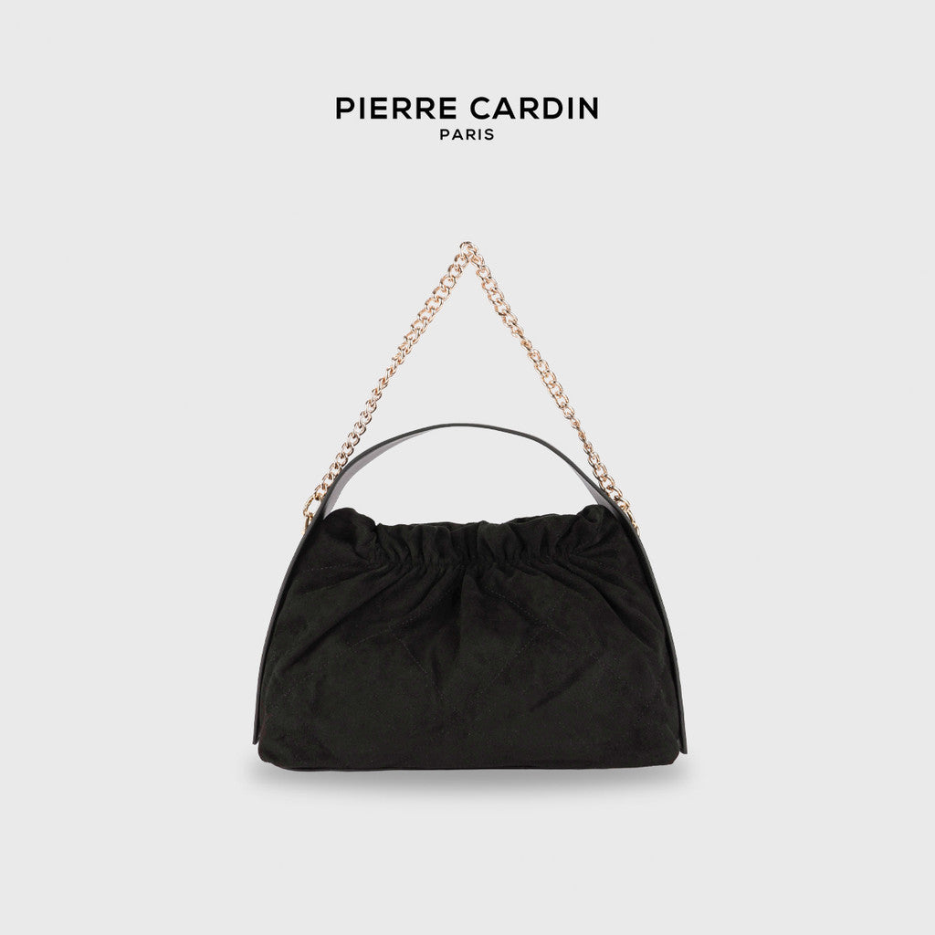 Pierre Cardin Ladies Suede Quilted Shoulder Crossbody Handbag