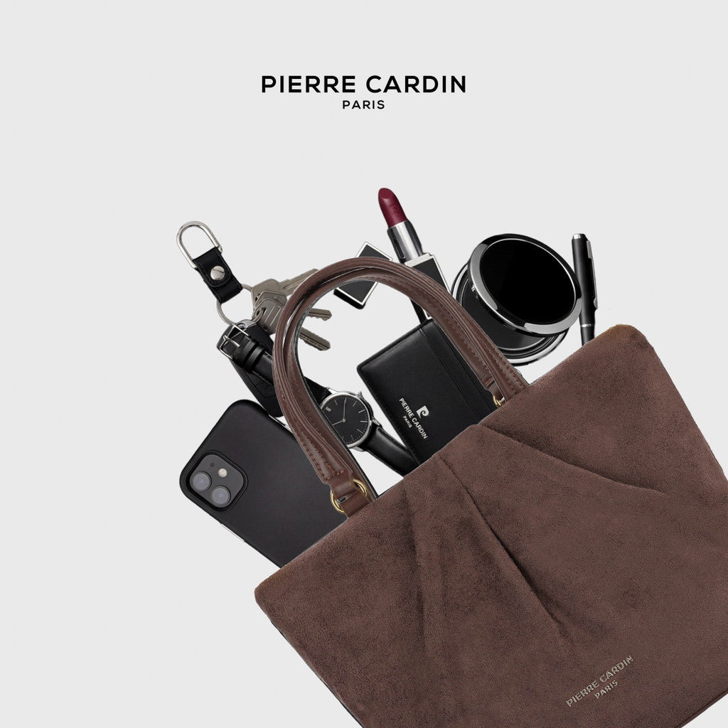 Pierre Cardin Anna Women Suede Handbag