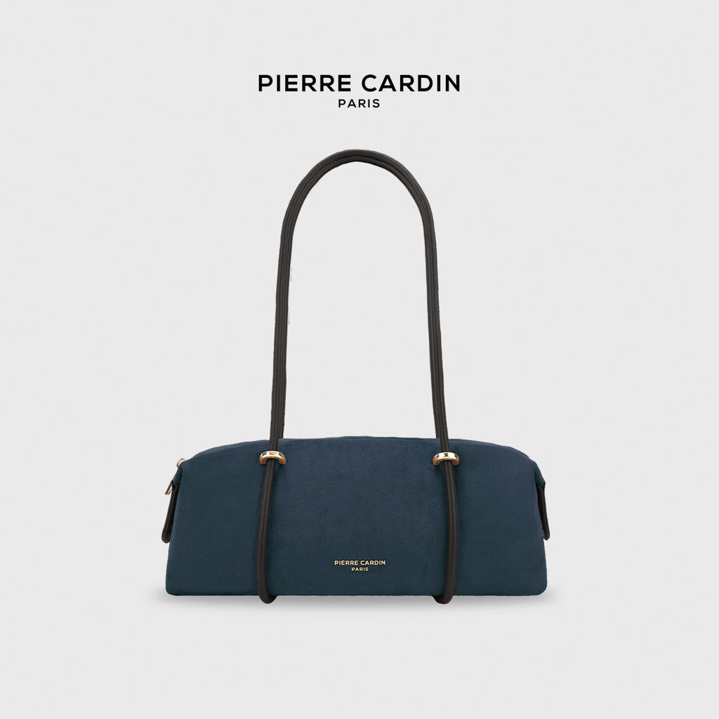 Pierre Cardin Women Suede Boston Shoulder Bag