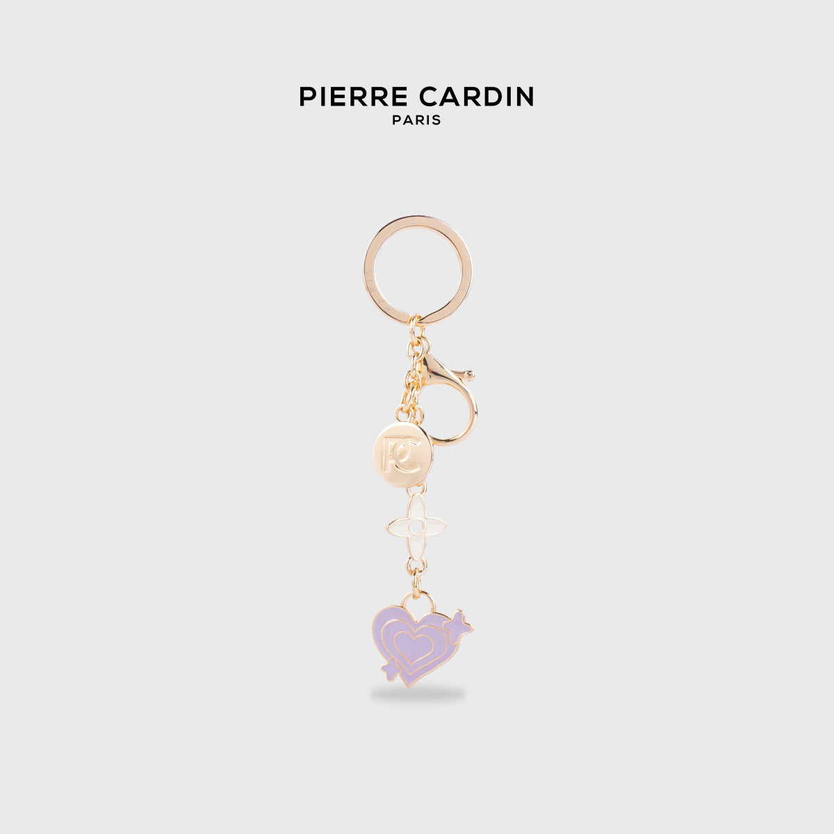 Pierre Cardin Ellio Purple Heart Keychain