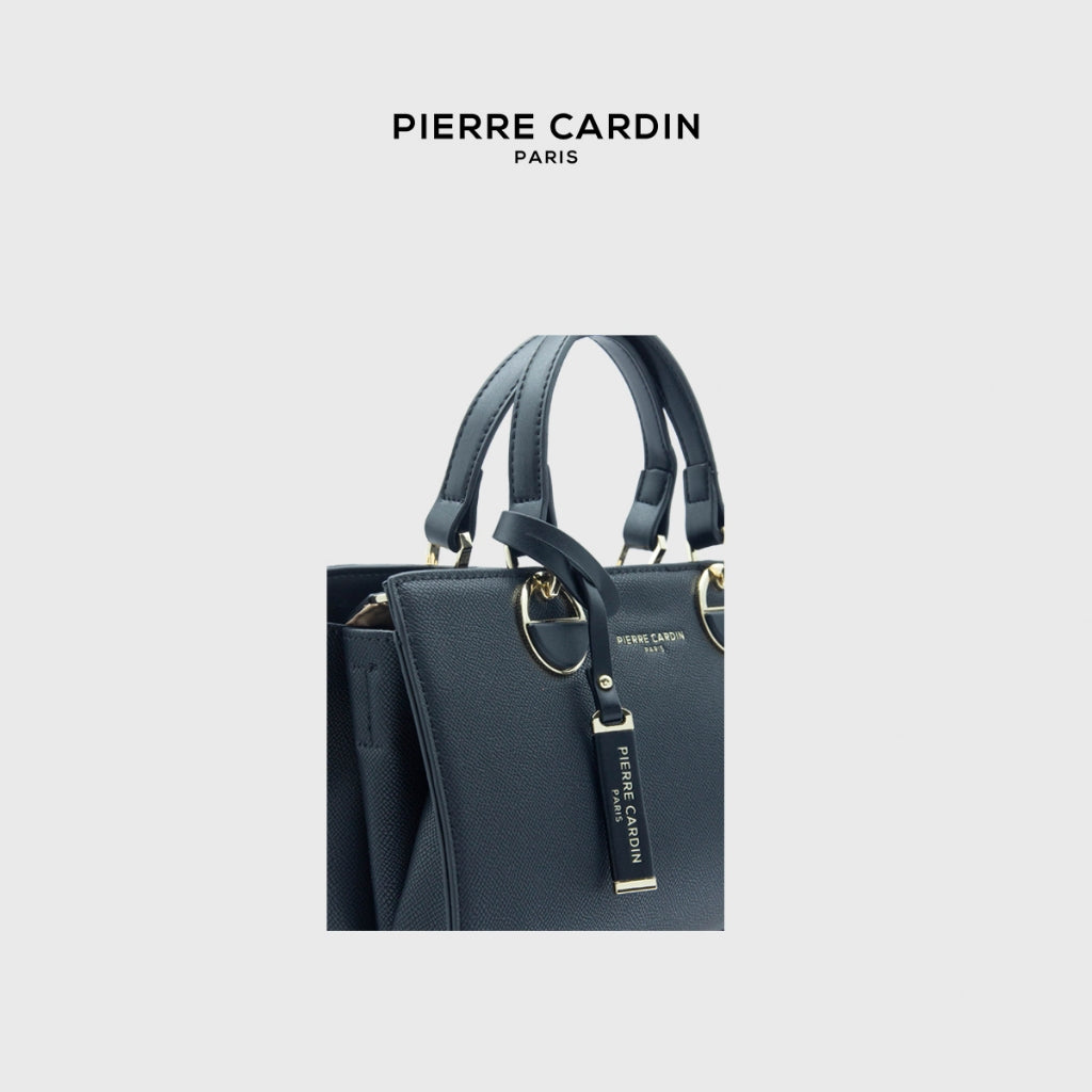 Pierre Cardin Ladies Ring-detailed Rectangle Top Handle Bag