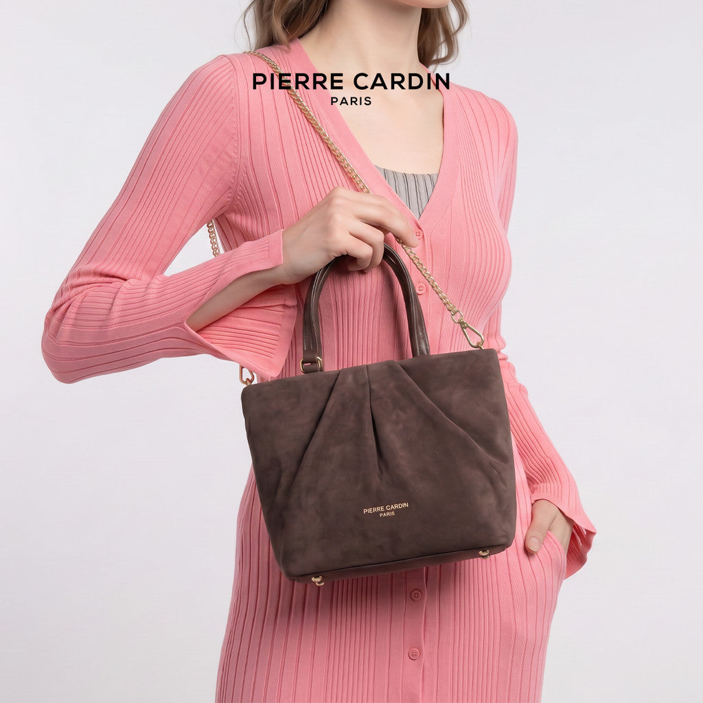 Pierre Cardin Anna Women Suede Handbag