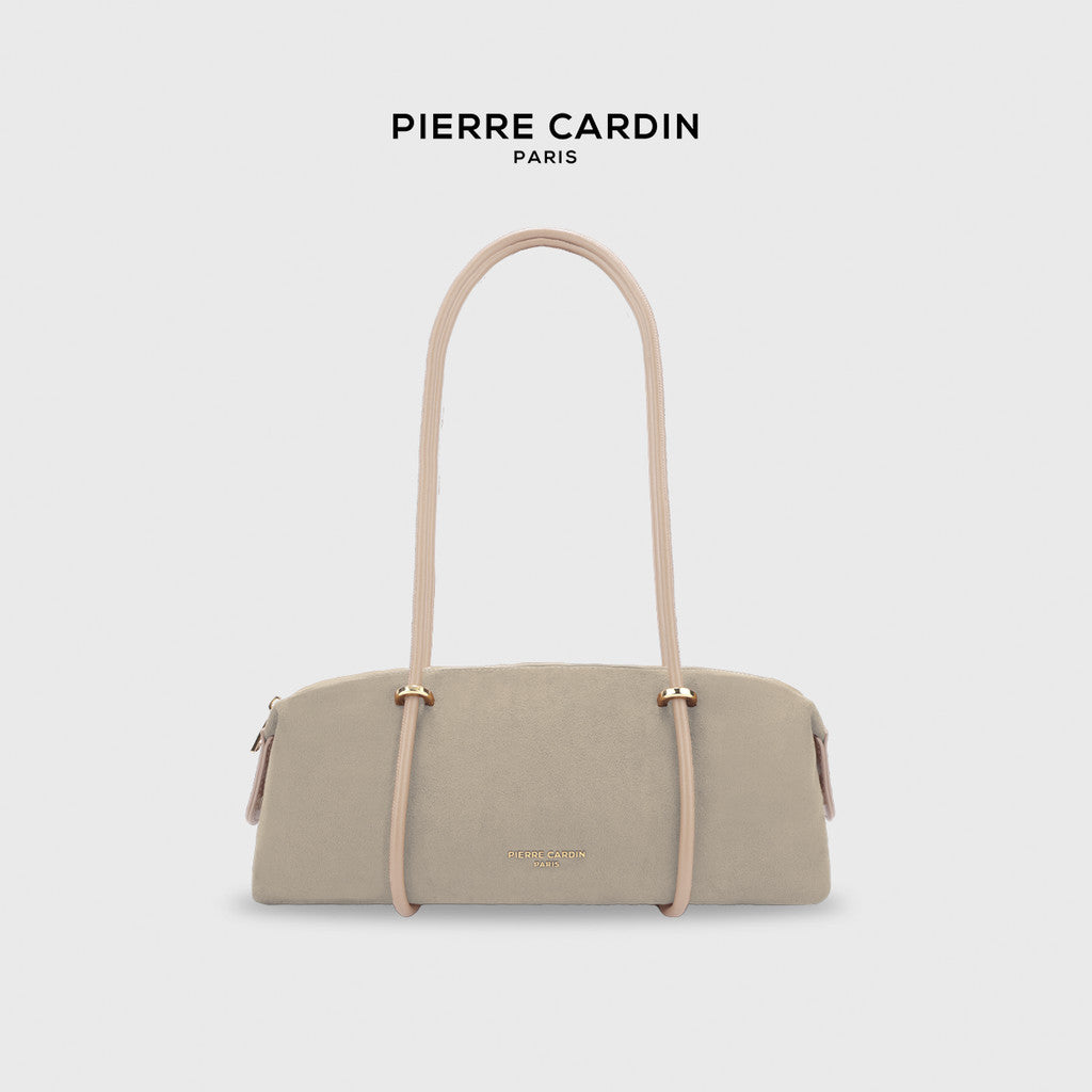 Pierre Cardin Women Suede Boston Shoulder Bag