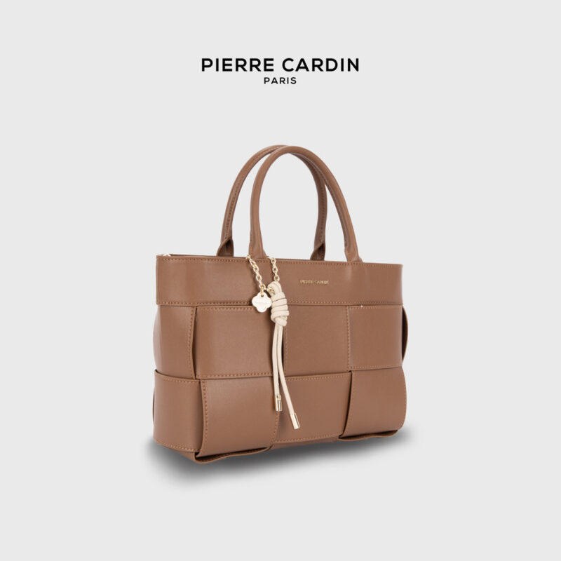 Pierre Cardin Gridia Handbag with Small Pouch and Shoulder Strap - Image 2